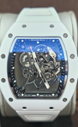 RM055 43mm White Cer/RU  ZF  SH