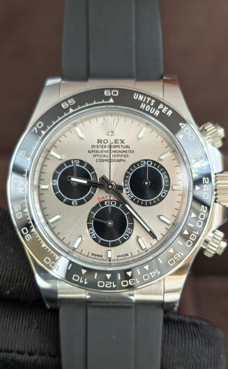 Daytona GHOST 40mm ARF WG grey dial black rubber DD4131