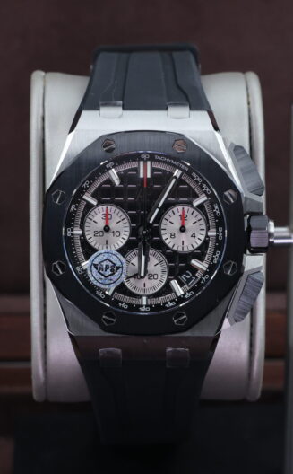 Royal Oak Offshore 26420 APSF 43mm Black Dial On black Rubber Strap SA4401