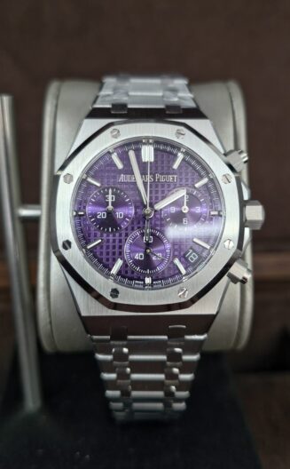 Royal Oak Chrono APSF 26240 V2 41mm SS Purple Dial SS Bracelet SH4401