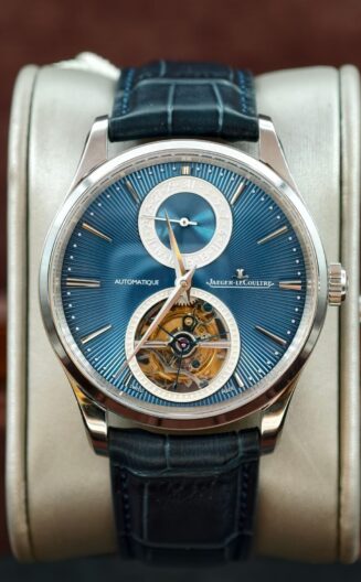 Master Ultra Thin Tourbillon 13234E1 APSF Blue Dail Leather Strap