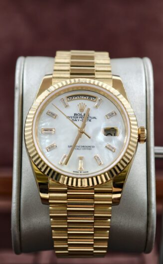 DayDate 228235 40mm RCF MOP dial gain weighted 210g + gold plate