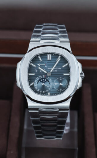 Nautilus 40mm blue Dial 5712A sw dail+hands and cnc steel case and new clasp