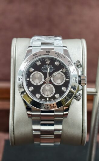 Daytona 126509 40mm WG VSF MOD black dial gold plate