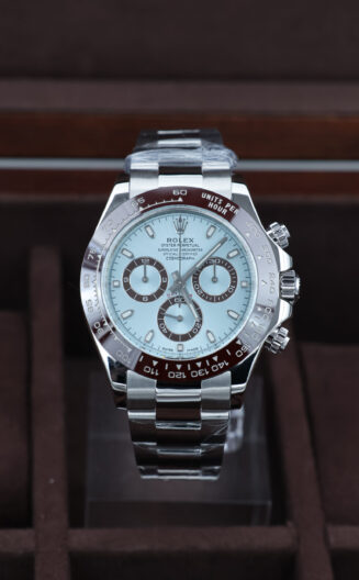 Daytona 116506 40mm PT950 Solid Platinum Ice Blue Dial CNC case and bracelet DD4130