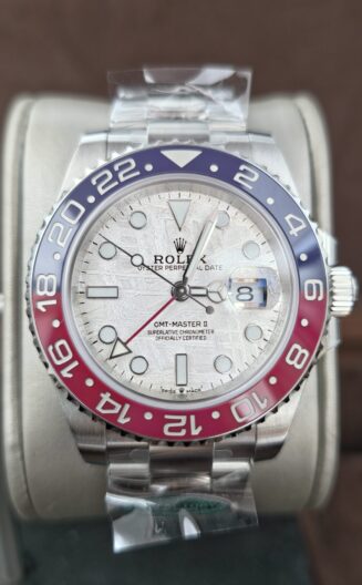 GMT Master II Pepsi 40mm WG RCF meteorite dial SH3285 weighted
