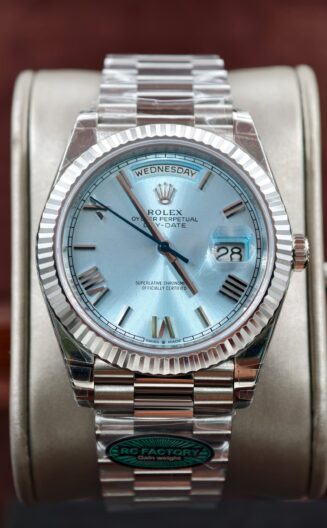 DayDate 228239 40mm WG RCF iceblue dial SH3255 Weighted