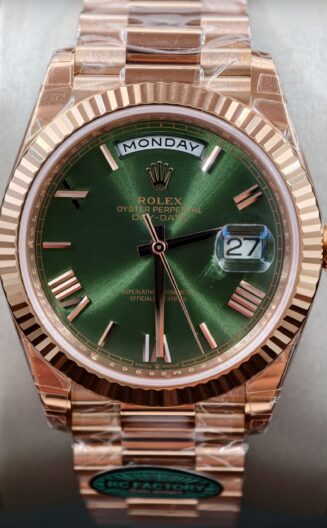 DayDate 228235 40mm RG RCF oliver dial SH3255 Weighted