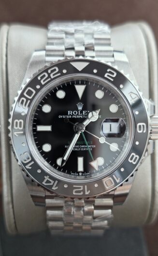 GMT Master II 126710 Bruce Wayne 40mm VSF Black Dial DD3285 Jubilee Bracelet