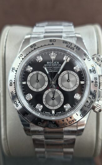 Daytona 126509 40mm Weighted VSF Black Diamond Dial Oyster Braclet VS4131 V3