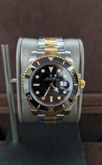 Submariner 126613 LN Two-tone Ceramic VSF black dial Oyster Bracelet DD3235