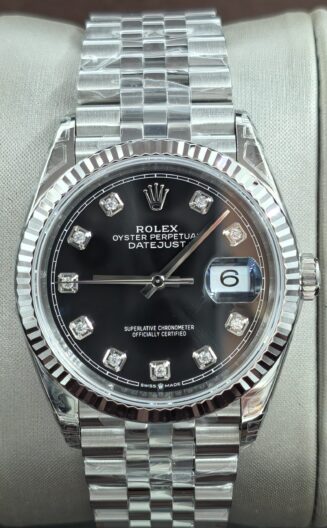 Datejust 126284 36mm VSF BLACK dial VS3235