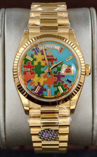 8+F rolex Daydate 36mm Colorful jigsaw puzzle