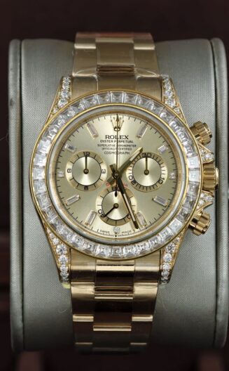 Daytona 126595 40mm mosanite bezel +lug inlay gold plate  VSF MOD DD4131