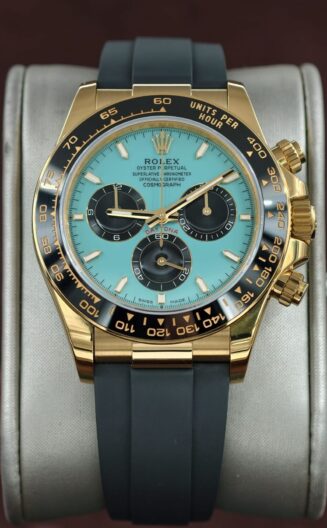 Daytona Tiffany vsf weighted watch MOD rb dial + gold plate